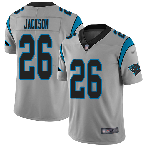 Carolina Panthers Limited Silver Men Donte Jackson Jersey NFL Football #26 Inverted Legend